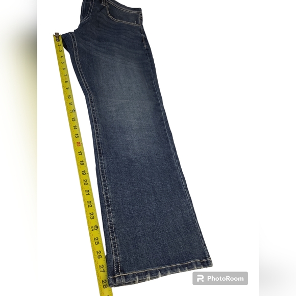 T.K. Axel Men Slim Boot Cut Jeans Stretch Medium Blue Size W 36 X L 30(AXMB0074) - Picture 13 of 13